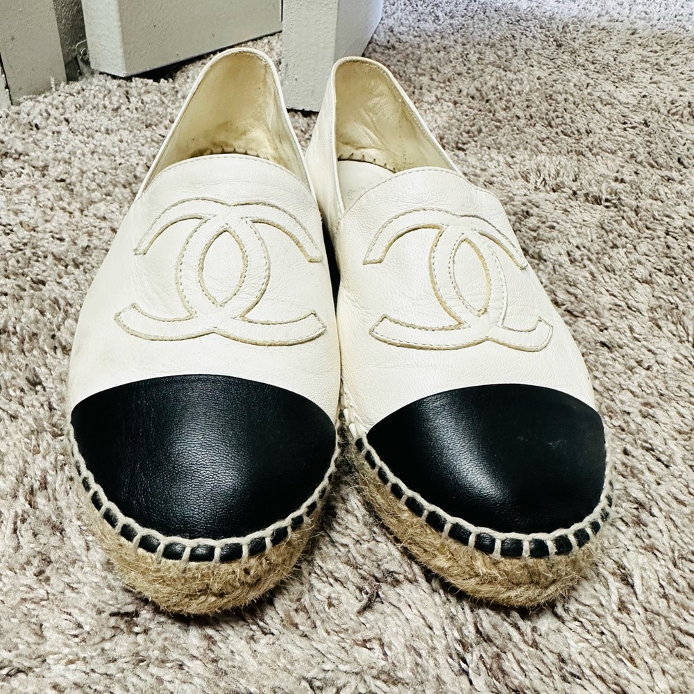 Chanel Espadrillas lambskin (white) - Picture 3 of 7
